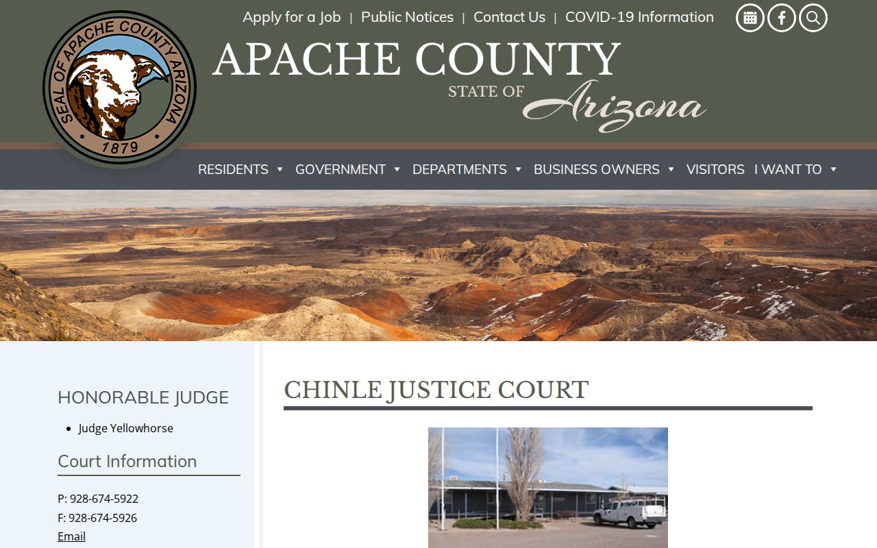 Apache County warrant search Northstar Chinle route